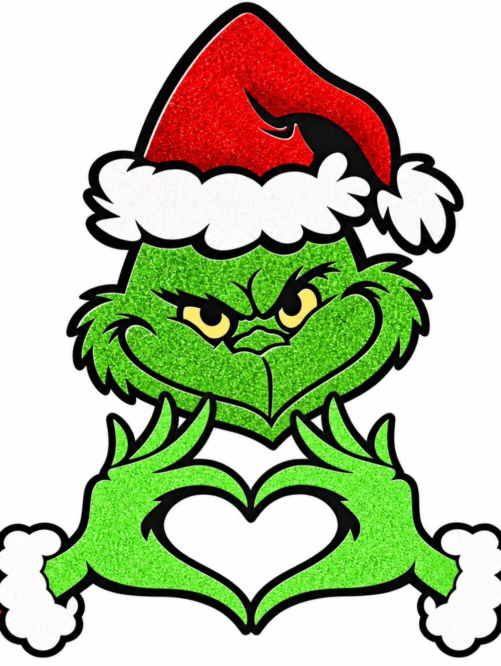 Green Grinch Bouquet Topper Set